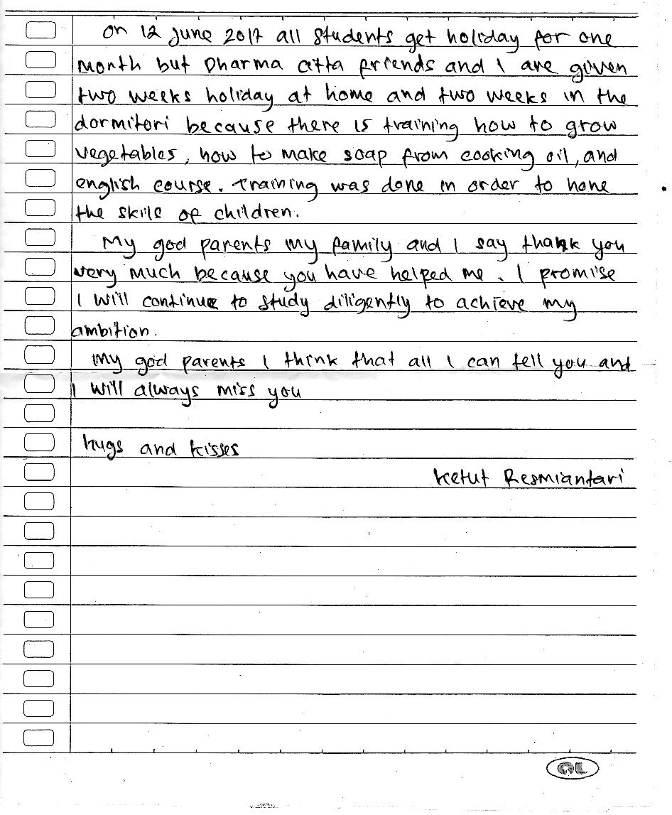 lettre Resmi 2017 - 2